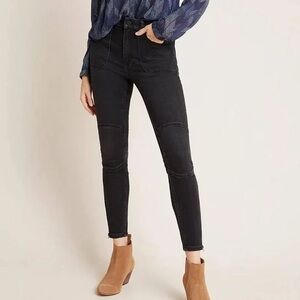 Pilcro & the Letterpress Anthropologie high rise denim leggings
